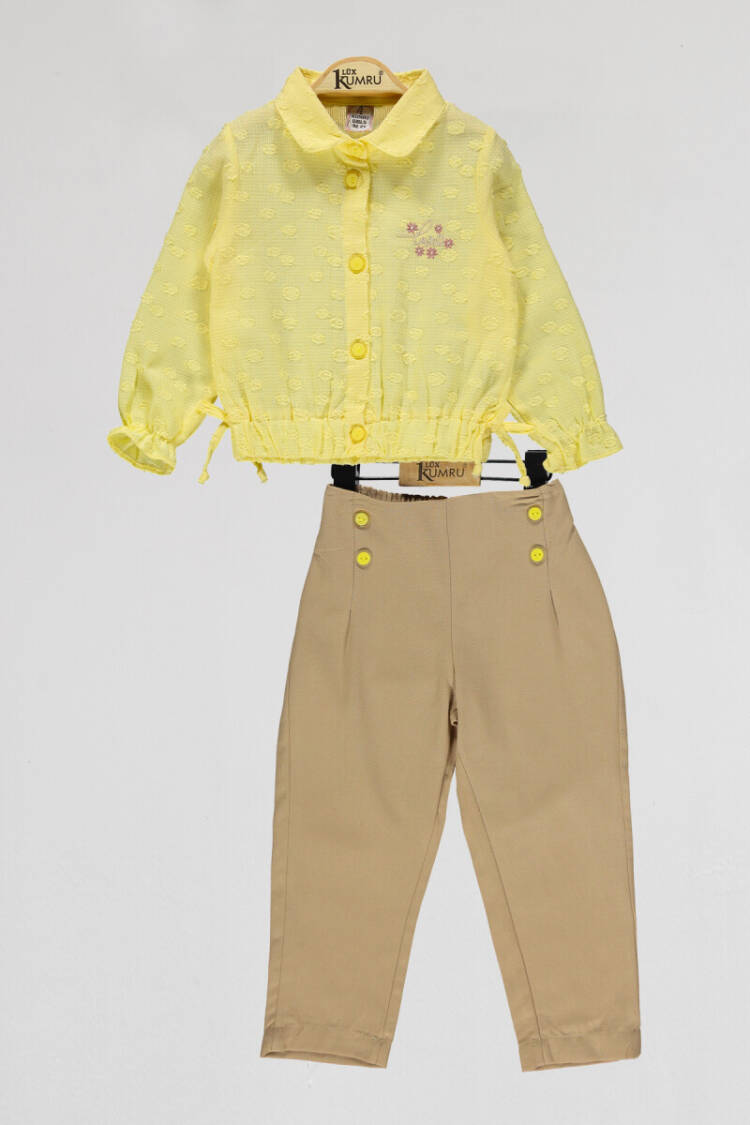 Wholesale Girls 2-Piece Shirt and Pants Set 2-5Y - Brand: Kumru Bebe - Kids & Baby Clothes Wholesale - Globality Store