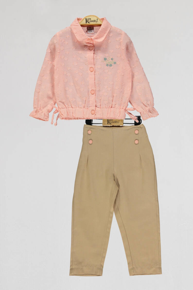 Wholesale Girls 2-Piece Shirt and Pants Set 2-5Y - Brand: Kumru Bebe - Kids & Baby Clothes Wholesale - Globality Store