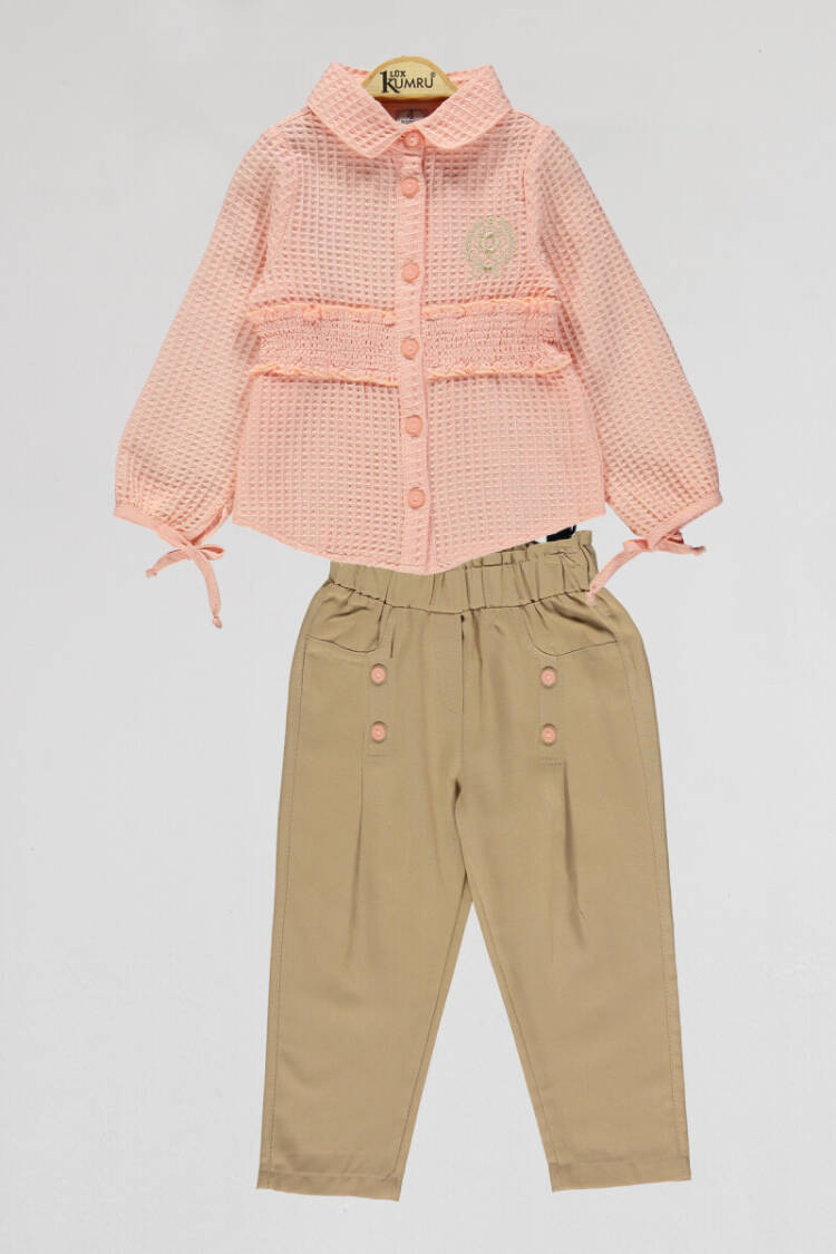 Wholesale Girls 2-Piece Shirt and Pants Set 2-5Y - Brand: Kumru Bebe - Kids & Baby Clothes Wholesale - Globality Store