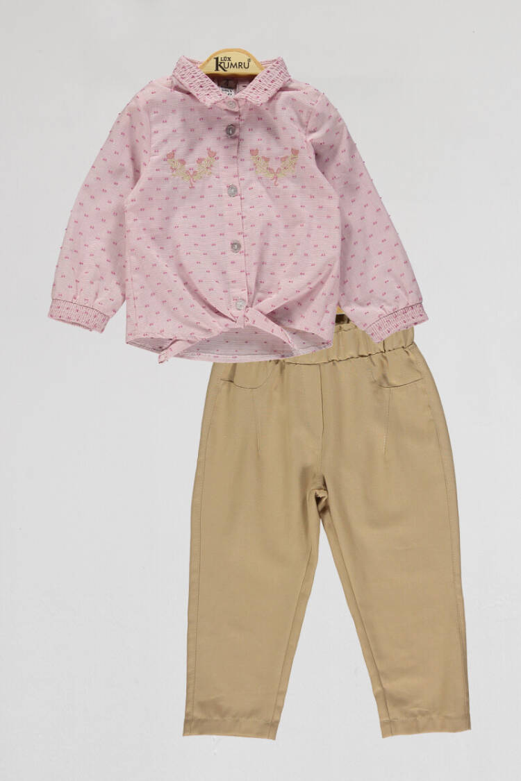 Wholesale Girls 2-Piece Shirt and Pants Set 2-5Y - Brand: Kumru Bebe - Kids & Baby Clothes Wholesale - Globality Store