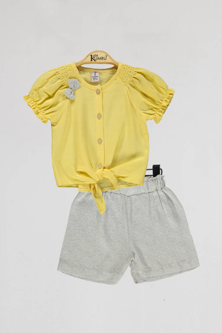 Wholesale Girls 2-Piece Shirts and Short Set 2-5Y - Brand: Kumru Bebe - Kids & Baby Clothes Wholesale - Globality Store