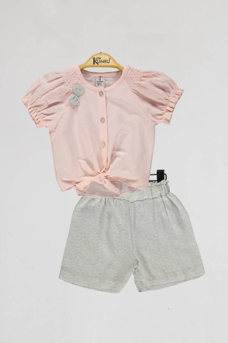 Wholesale Girls 2-Piece Shirts and Short Set 2-5Y - Brand: Kumru Bebe - Kids & Baby Clothes Wholesale - Globality Store
