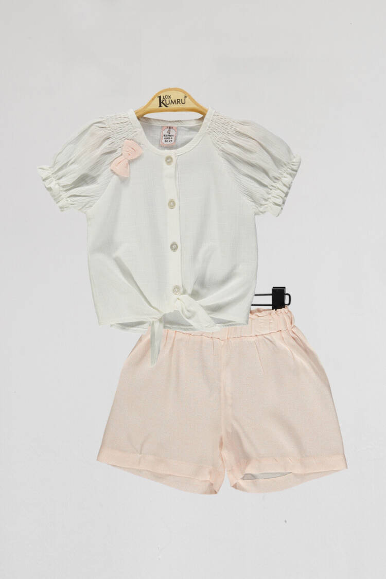 Wholesale Girls 2-Piece Shirts and Short Set 2-5Y - Brand: Kumru Bebe - Kids & Baby Clothes Wholesale - Globality Store