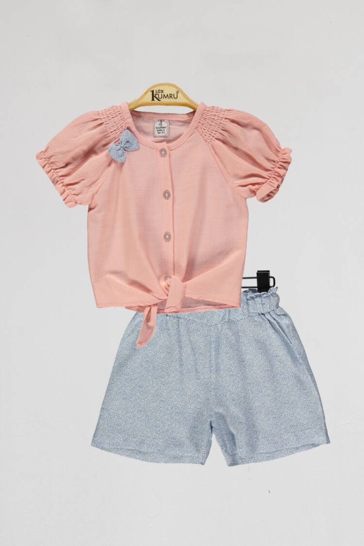 Wholesale Girls 2-Piece Shirts and Short Set 2-5Y - Brand: Kumru Bebe - Kids & Baby Clothes Wholesale - Globality Store