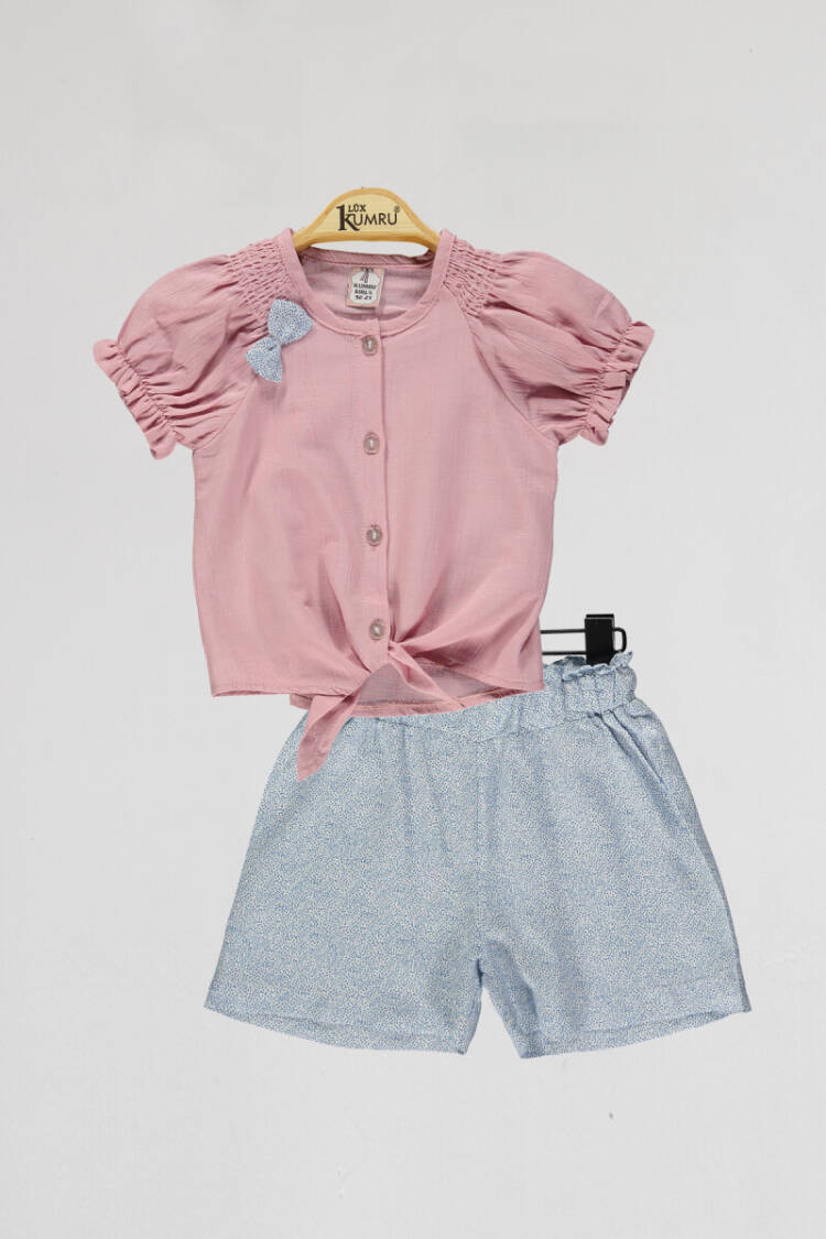 Wholesale Girls 2-Piece Shirts and Short Set 2-5Y - Brand: Kumru Bebe - Kids & Baby Clothes Wholesale - Globality Store