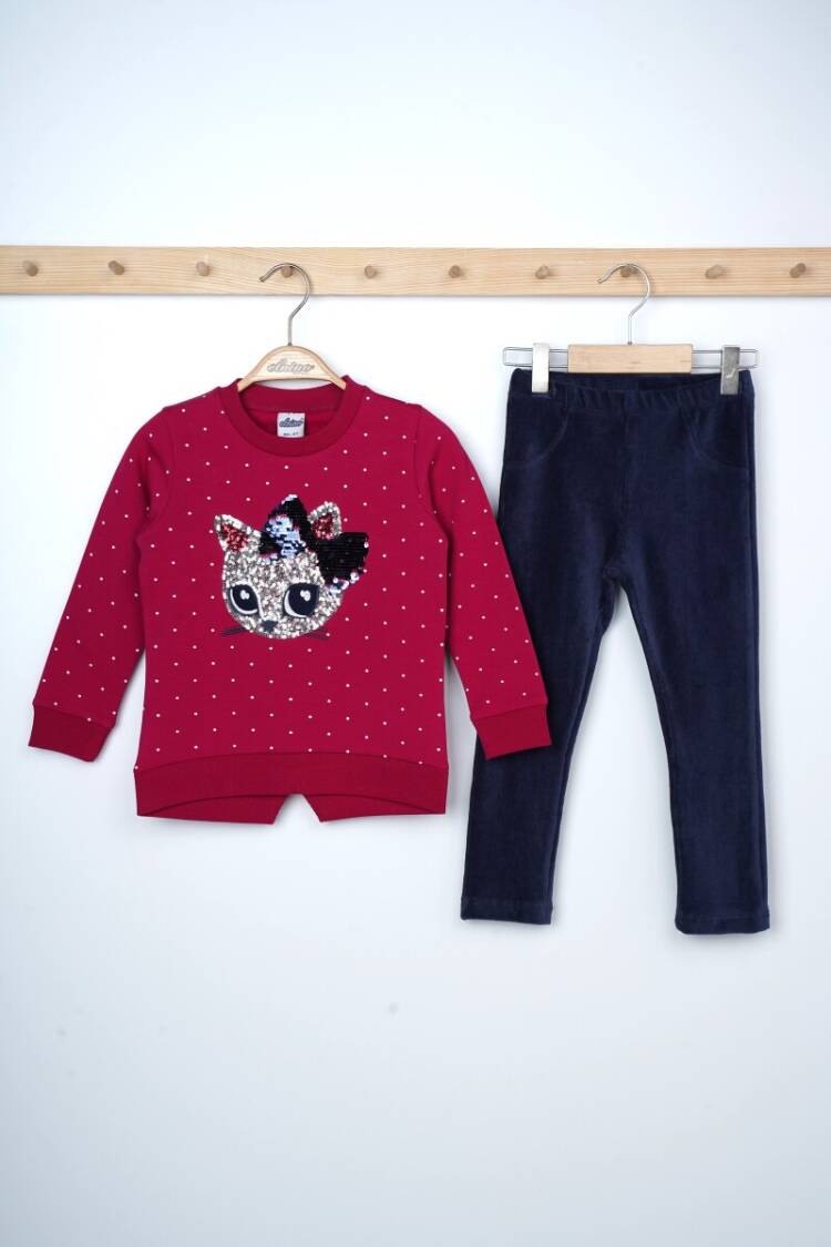 Wholesale Girls 2-Piece Sweatshirts and Leggings Set 3-6Y - Brand: Elnino - Kids & Baby Clothes Wholesale - Globality Store