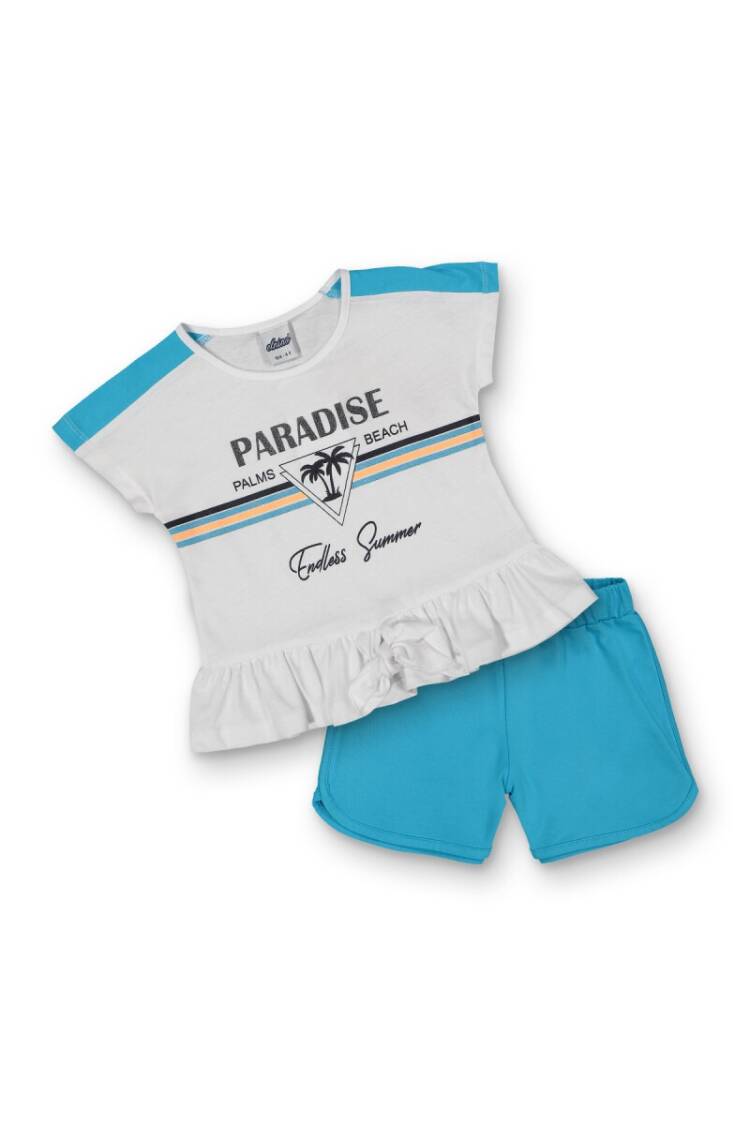 Wholesale Girls 2-Piece T-shirt and Shorts set 3-6Y - Brand: Elnino - Kids & Baby Clothes Wholesale - Globality Store