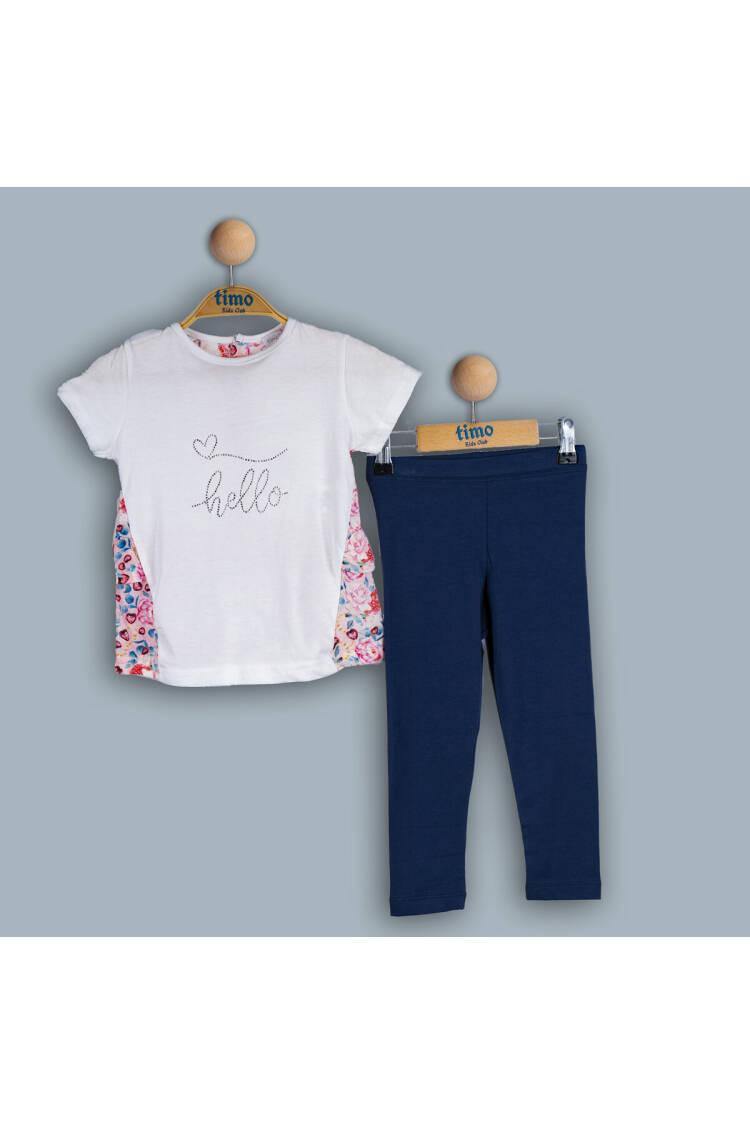 Wholesale Girls 2-Piece T-Shirt and Tights Set 2-5Y - Brand: Timo - Kids & Baby Clothes Wholesale - Globality Store