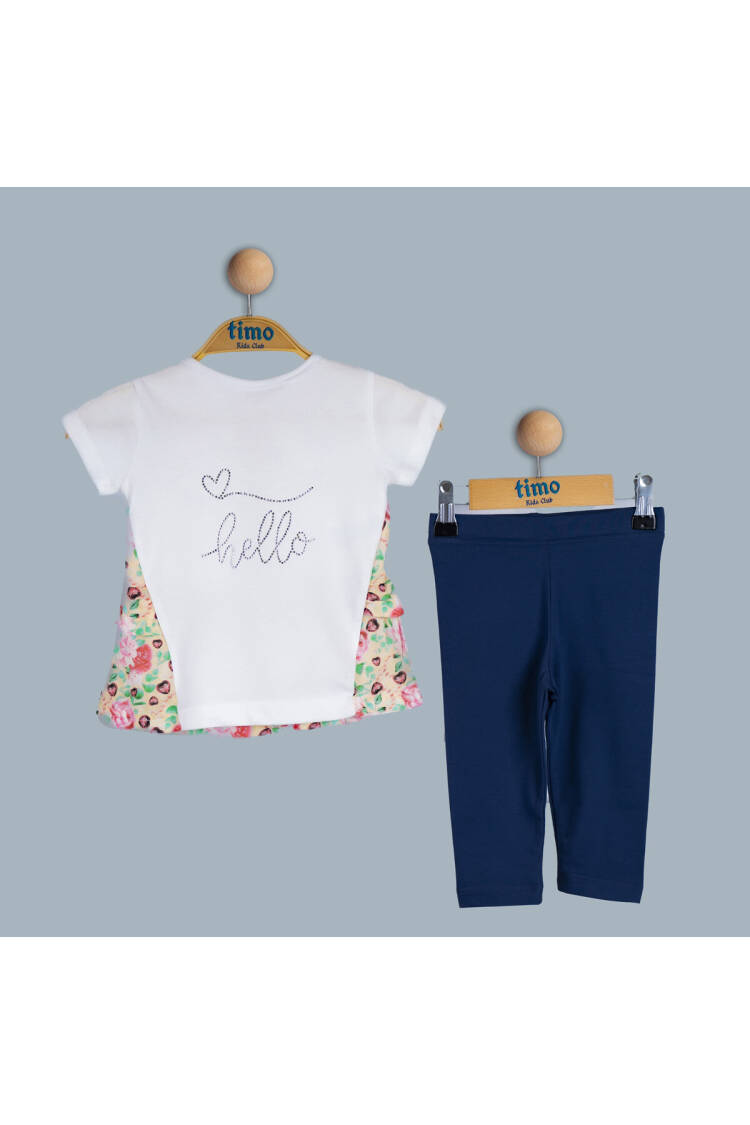 Wholesale Girls 2-Piece T-Shirt and Tights Set 2-5Y - Brand: Timo - Kids & Baby Clothes Wholesale - Globality Store
