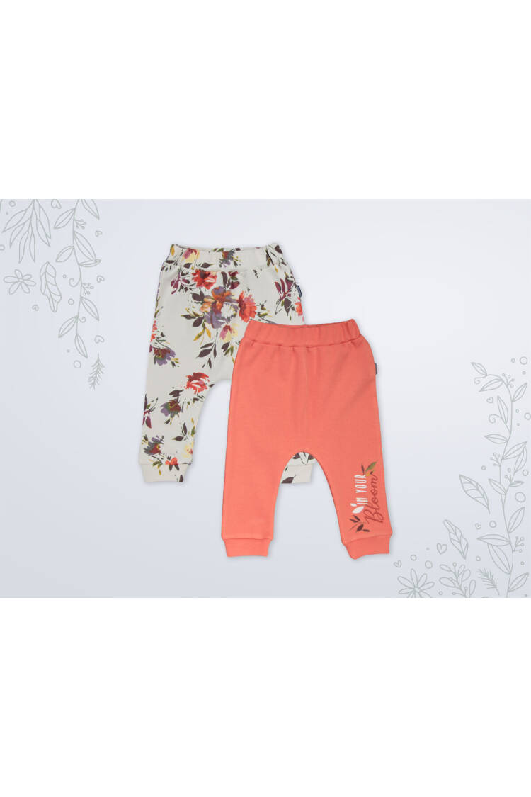Wholesale Girl's 2-piece Trousers Set 3-18M 1003-18586 - Brand: Miniworld - Kids & Baby Clothes Wholesale - Globality Store
