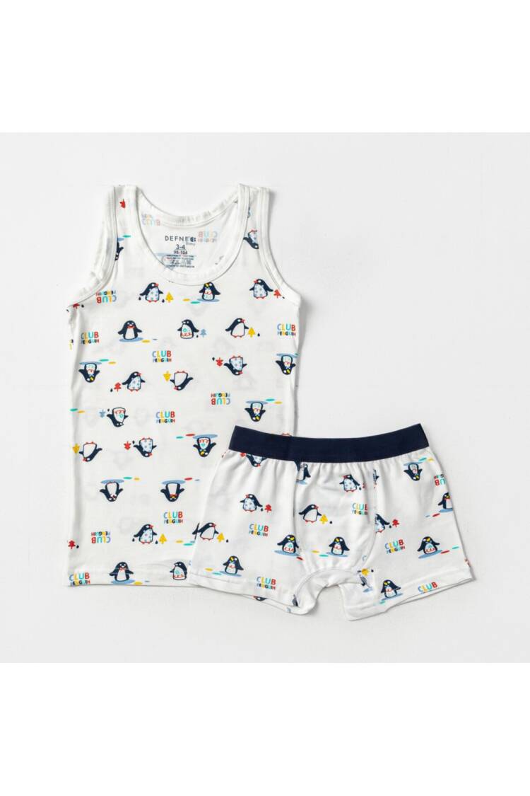 Wholesale Girls 2-Piece Undershirt and Boxer Set 2-10Y - Brand: Defne - Kids & Baby Clothes Wholesale - Globality Store