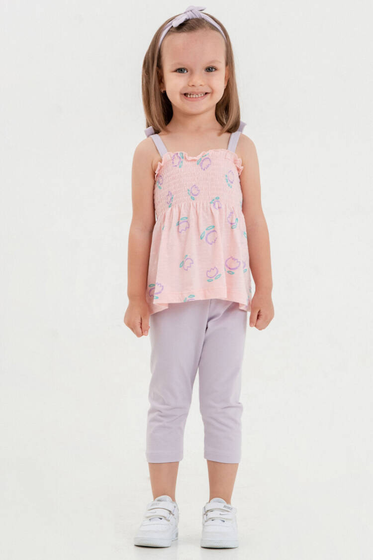 Wholesale Girls 2-Pieces Headband Blouse and Leggins Set 2-5Y - Brand: Tuffy - Kids & Baby Clothes Wholesale - Globality Store