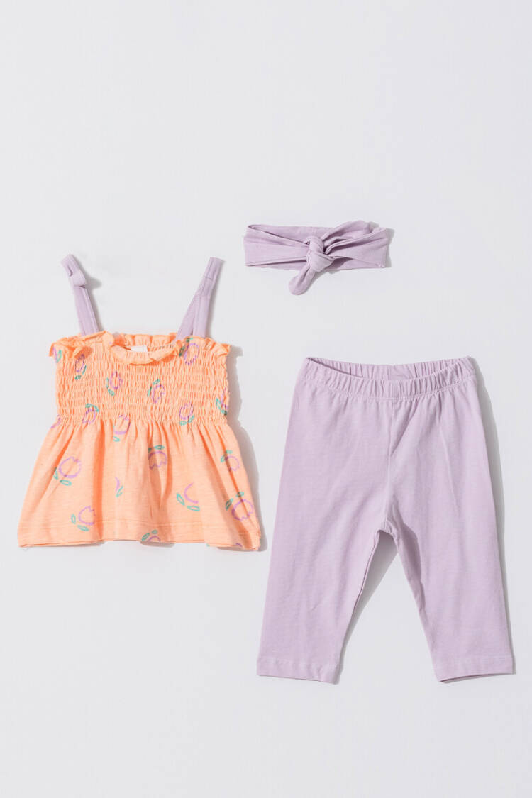 Wholesale Girls 2-Pieces Headband Blouse and Leggins Set 2-5Y - Brand: Tuffy - Kids & Baby Clothes Wholesale - Globality Store