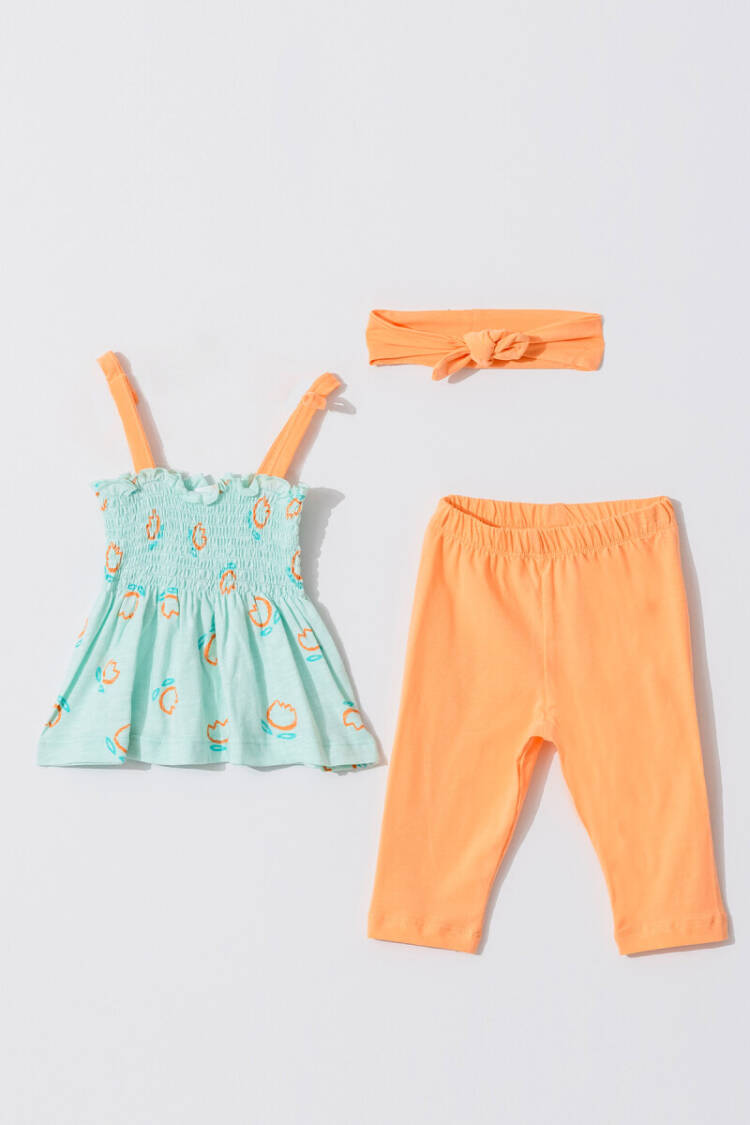 Wholesale Girls 2-Pieces Headband Blouse and Leggins Set 2-5Y - Brand: Tuffy - Kids & Baby Clothes Wholesale - Globality Store
