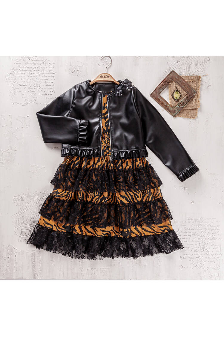 Wholesale Girls 2-Pieces Jacket and Dress 9-12Y - Brand: Elayza - Kids & Baby Clothes Wholesale - Globality Store