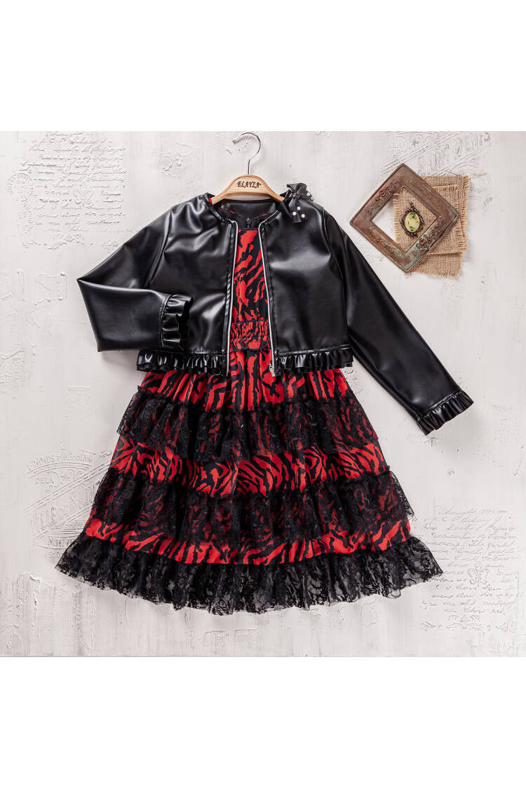 Wholesale Girls 2-Pieces Jacket and Dress 9-12Y - Brand: Elayza - Kids & Baby Clothes Wholesale - Globality Store