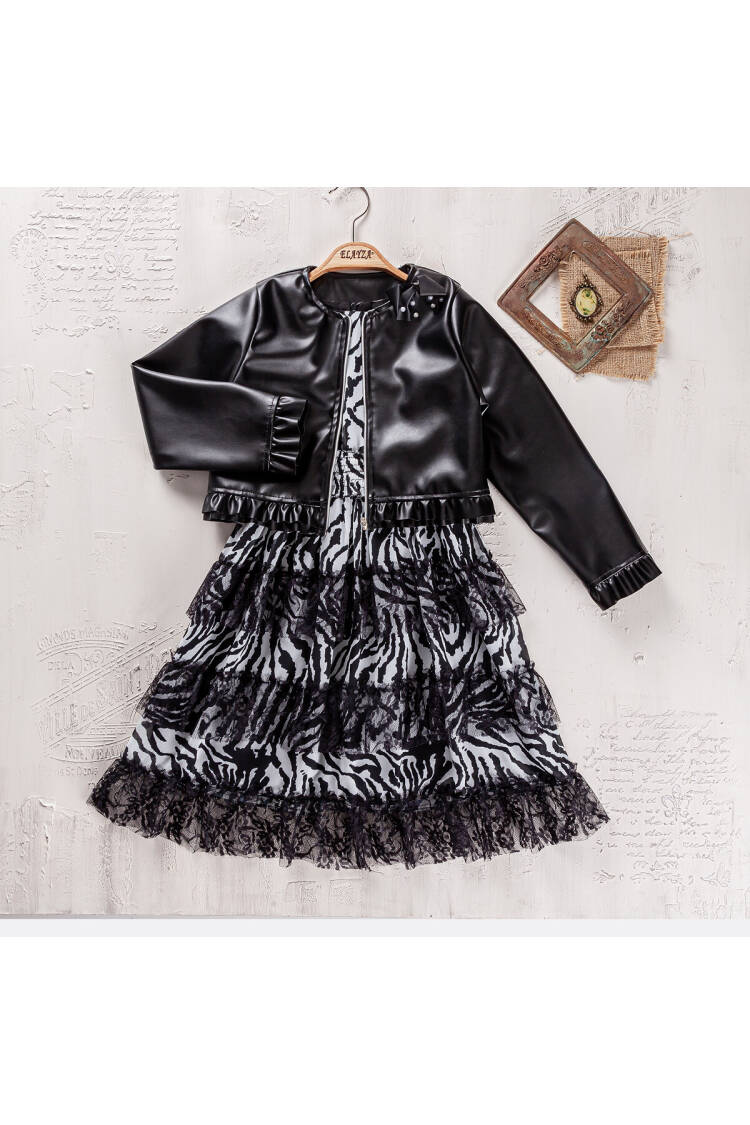 Wholesale Girls 2-Pieces Jacket and Dress 9-12Y - Brand: Elayza - Kids & Baby Clothes Wholesale - Globality Store