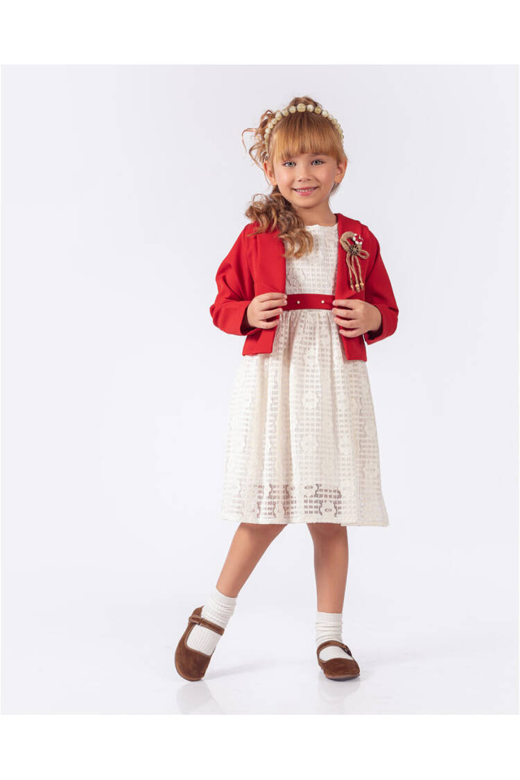 Wholesale Girls 2-Pieces Jacket and Dress Set 5-8Y - Brand: Elayza - Kids & Baby Clothes Wholesale - Globality Store