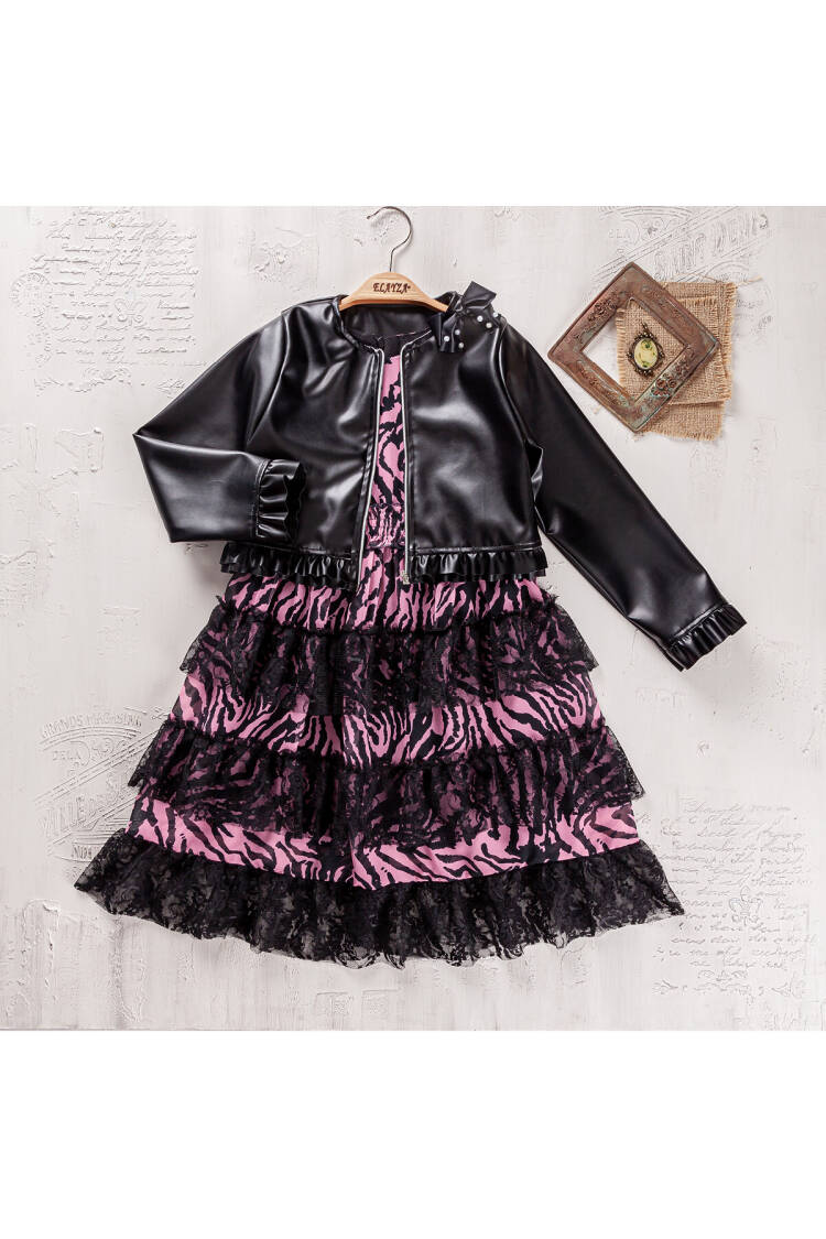 Wholesale Girls 2-Pieces Jacket and Dress Set 5-8Y - Brand: Elayza - Kids & Baby Clothes Wholesale - Globality Store