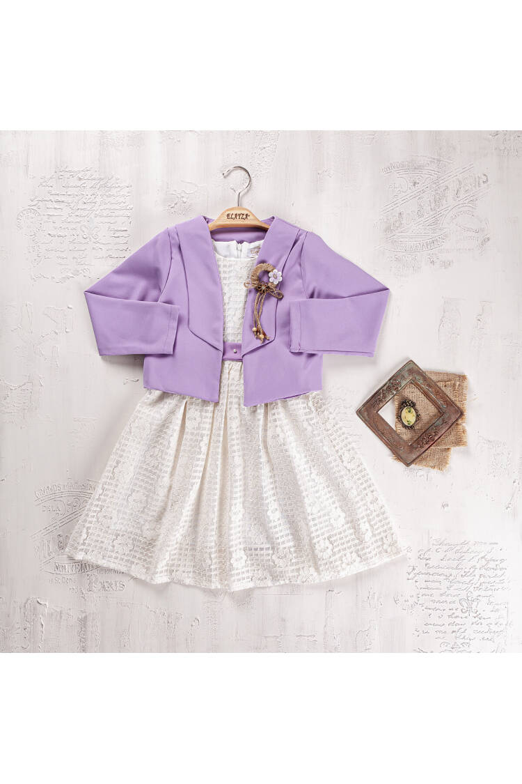 Wholesale Girls 2-Pieces Jacket and Dress Set 9-12Y - Brand: Elayza - Kids & Baby Clothes Wholesale - Globality Store