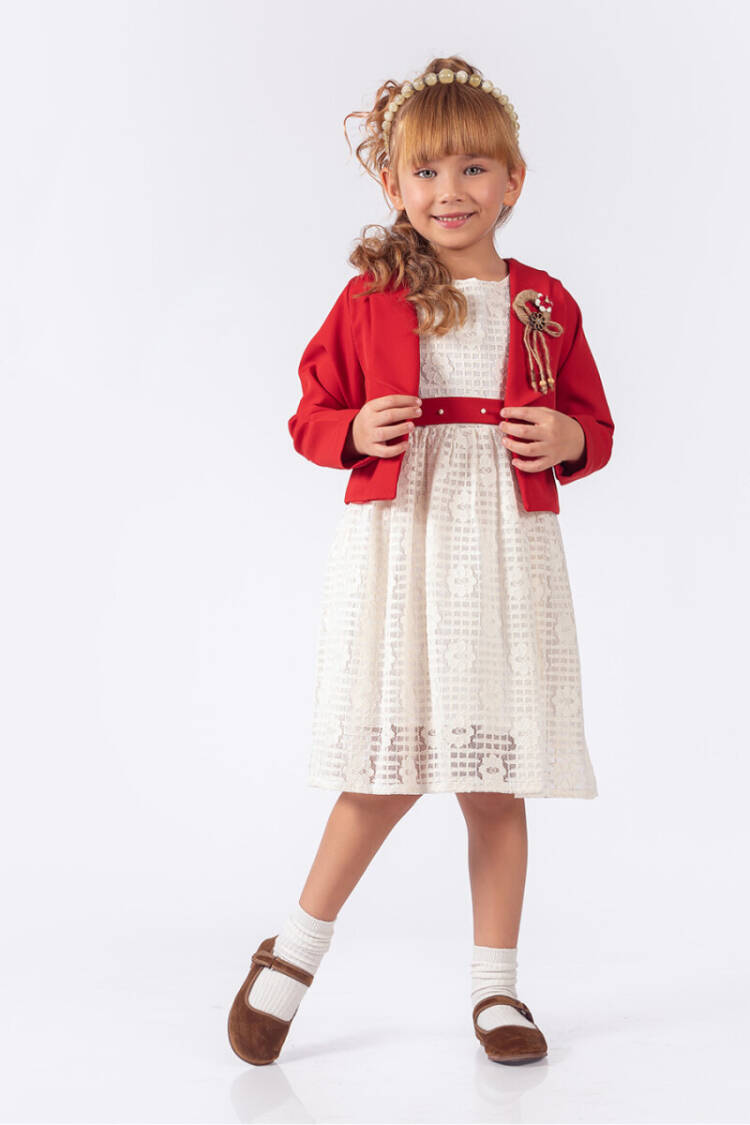 Wholesale Girls 2-Pieces Jacket and Dress Set 9-12Y - Brand: Elayza - Kids & Baby Clothes Wholesale - Globality Store