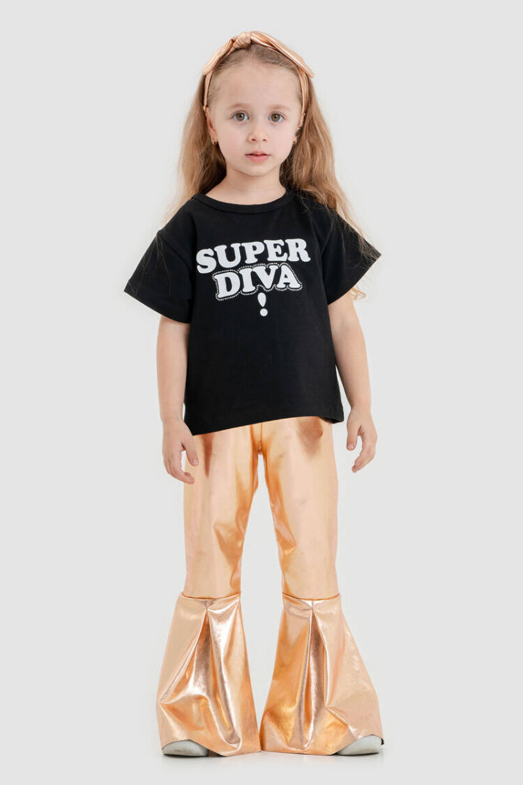 Wholesale Girls 2-Pieces T-shirt and Pants Set 2-5Y - Brand: Tuffy - Kids & Baby Clothes Wholesale - Globality Store