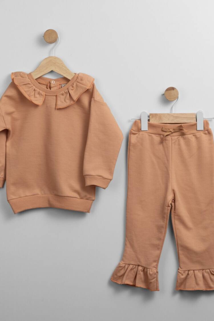 Wholesale Girl's 2pcs Basic Tracksuit Set 1-5Y - Brand: Flexi Baby - Kids & Baby Clothes Wholesale - Globality Store