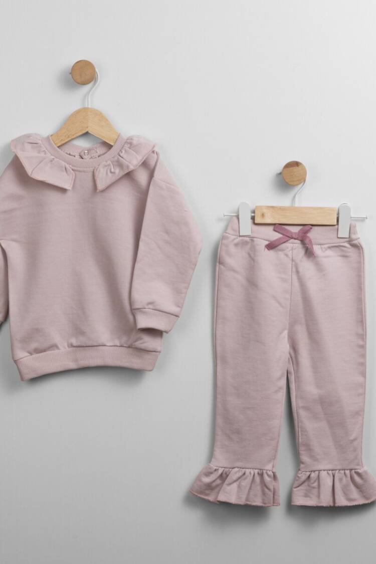 Wholesale Girl's 2pcs Basic Tracksuit Set 1-5Y - Brand: Flexi Baby - Kids & Baby Clothes Wholesale - Globality Store