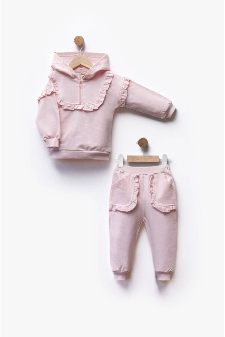 Wholesale Girl's 2pcs Sweat and Trousers Set 1-5Y - Brand: Flexi Baby - Kids & Baby Clothes Wholesale - Globality Store