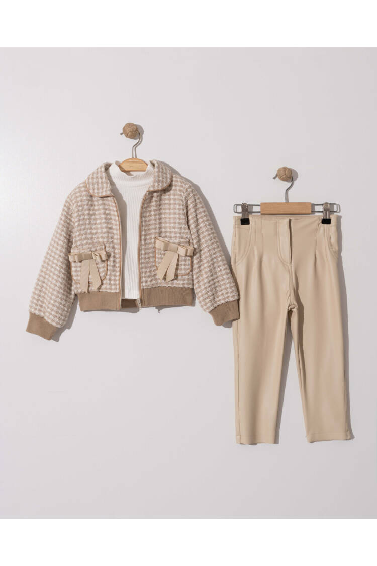 Wholesale Girl's 3-Piece Jacket, Trousers and Body Suit 2-5Y - Brand: Gocoland - Kids & Baby Clothes Wholesale - Globality Store