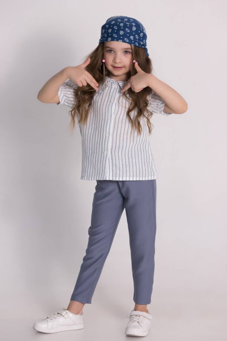 Wholesale Girls 3-Piece Shirt, Pants and Bandana Set 4-9Y Boys&Girls - Brand: DMB Boys&Girls - Kids & Baby Clothes Wholesale - Globality Store