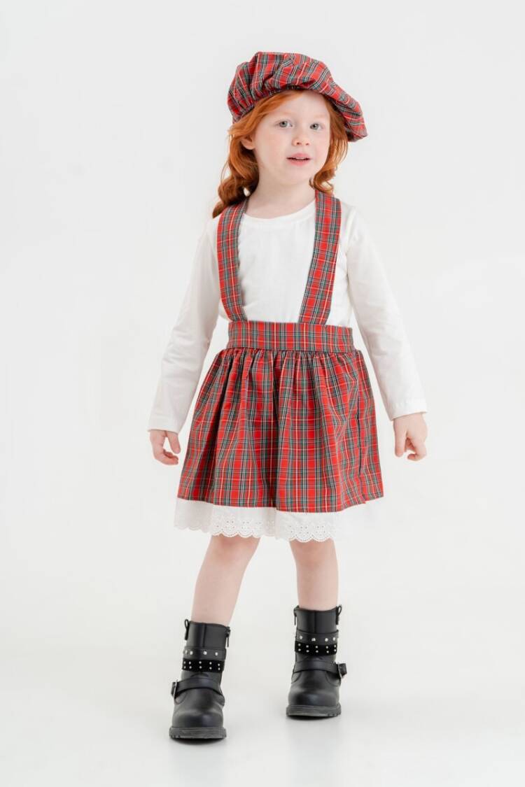 Wholesale Girls 3-Piece Skirt Body and Hat Set 2-6Y - Brand: KidsRoom - Kids & Baby Clothes Wholesale - Globality Store