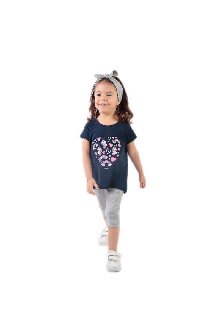 Wholesale Girls 3-Piece T-shirt Headband and Leggings Set 3-6Y - Brand: Elnino - Kids & Baby Clothes Wholesale - Globality Store