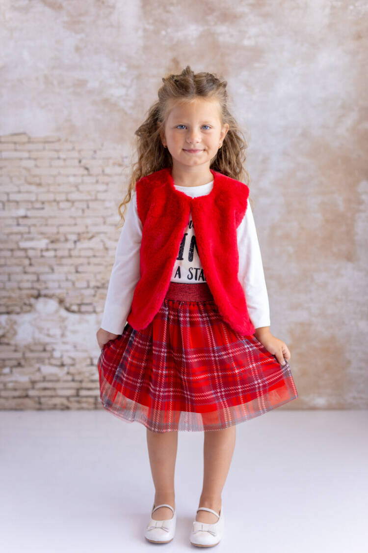 Wholesale Girl's 3-piece Vest Body and Skirt Set 9-48M - Brand: Mininio - Kids & Baby Clothes Wholesale - Globality Store