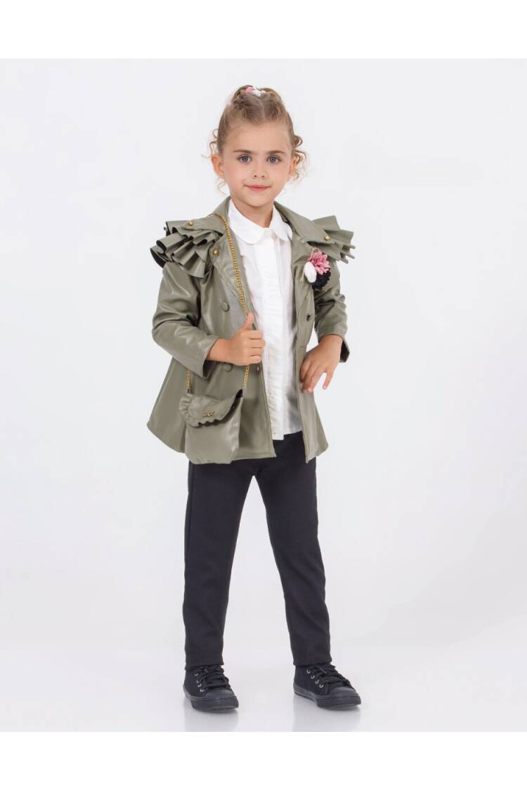 Wholesale Girls 3-Pieces Bag Jacket, Shirt and Pants Set 2-6Y - Brand: Miss Lore - Kids & Baby Clothes Wholesale - Globality Store