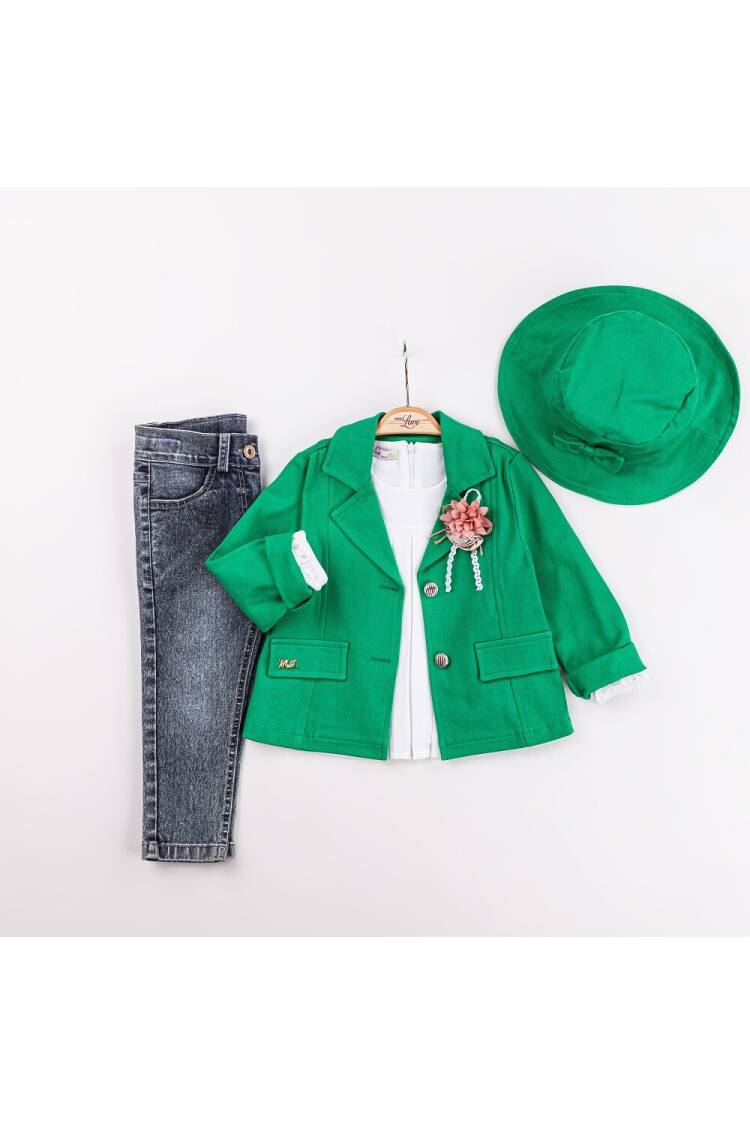 Wholesale Girls 4-Piece Jacket, Badi, Hat and Pants Set 2-6Y - Brand: Miss Lore - Kids & Baby Clothes Wholesale - Globality Store