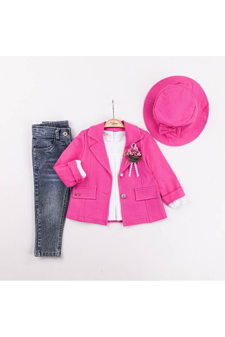 Wholesale Girls 4-Piece Jacket, Badi, Hat and Pants Set 2-6Y - Brand: Miss Lore - Kids & Baby Clothes Wholesale - Globality Store