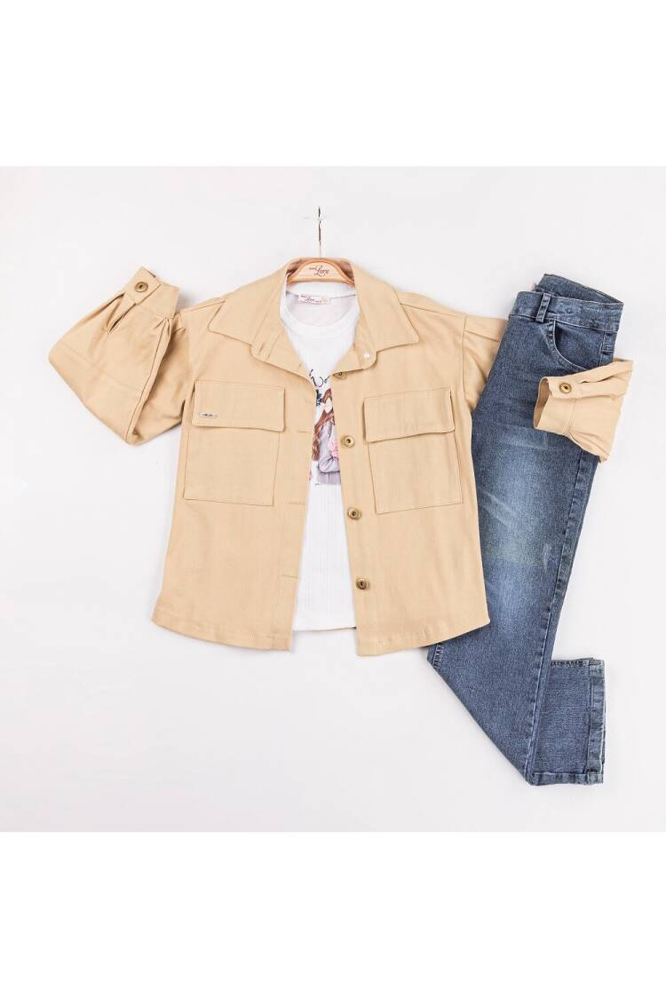 Wholesale Girls 3-Pieces Jacket, Body and Pants Set 2-6Y - Brand: Miss Lore - Kids & Baby Clothes Wholesale - Globality Store