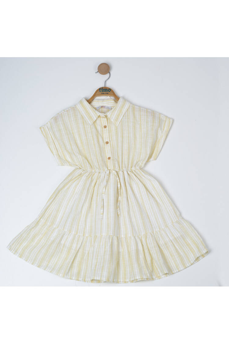 Wholesale Girl's Bat Sleeve Striped Dress 2-5Y - Brand: Timo - Kids & Baby Clothes Wholesale - Globality Store