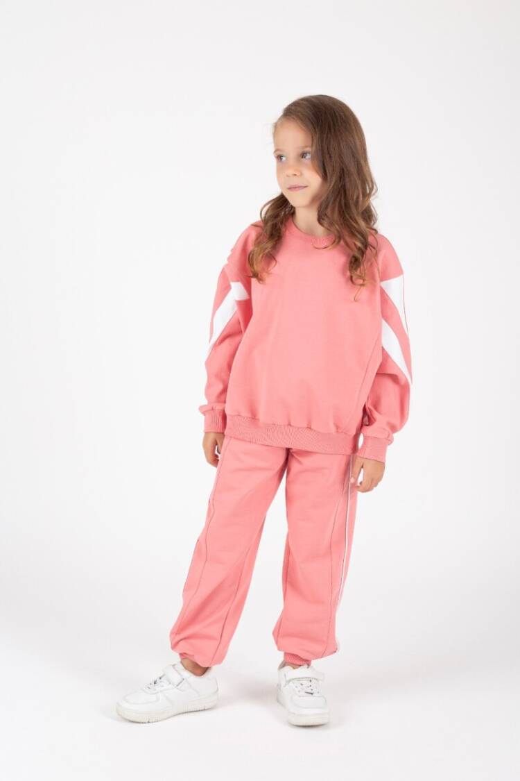 Wholesale Girl's Bat Sleeve Tracksuit Set 9-13Y - Brand: Pafim - Kids & Baby Clothes Wholesale - Globality Store