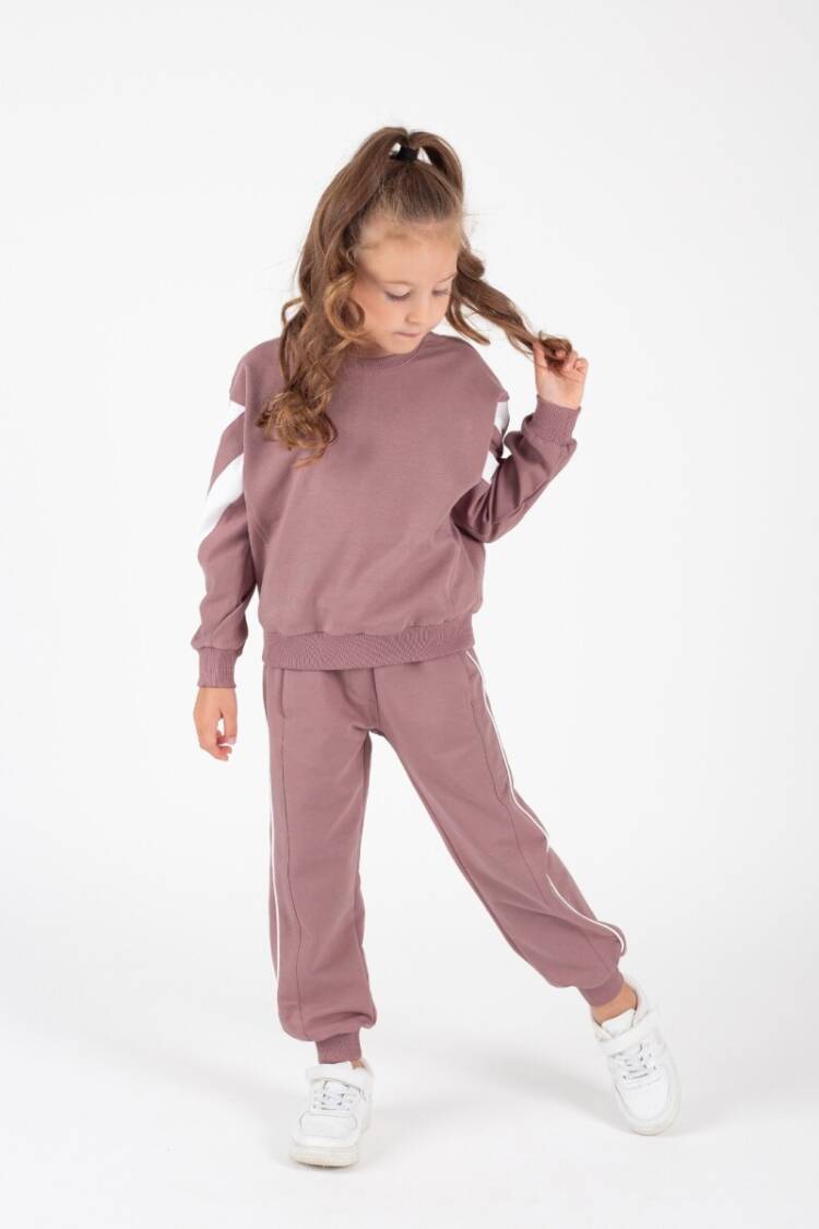 Wholesale Girl's Bat Sleeve Tracksuit Suit 4-8Y - Brand: Pafim - Kids & Baby Clothes Wholesale - Globality Store
