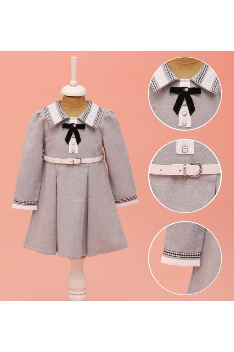 Wholesale Girl's Belted Dress 2-5Y - Brand: Lilax - Kids & Baby Clothes Wholesale - Globality Store