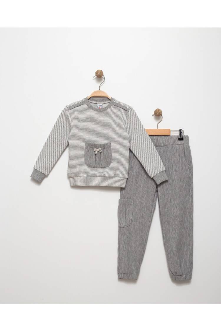 Wholesale Girls' Bike Neck Tracksuit Set 4-8Y - Brand: Pafim - Kids & Baby Clothes Wholesale - Globality Store