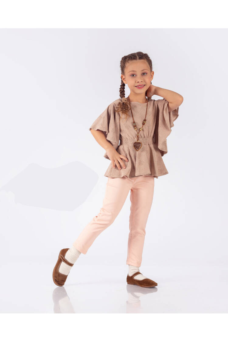 Wholesale Girls Blouse and Trouser Set 5-8Y - Brand: Elayza - Kids & Baby Clothes Wholesale - Globality Store
