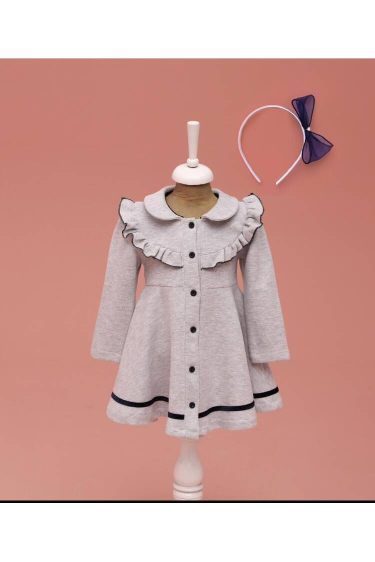 Wholesale Girl's Button Dress 2-5Y - Brand: Lilax - Kids & Baby Clothes Wholesale - Globality Store