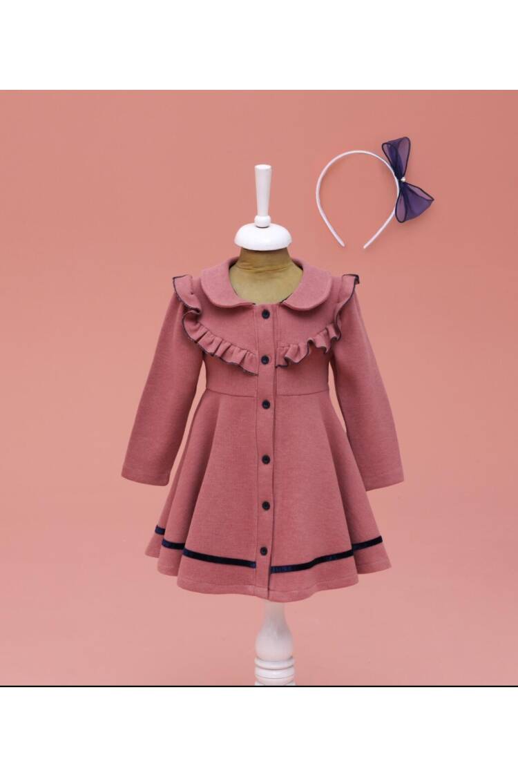 Wholesale Girl's Button Dress 2-5Y - Brand: Lilax - Kids & Baby Clothes Wholesale - Globality Store