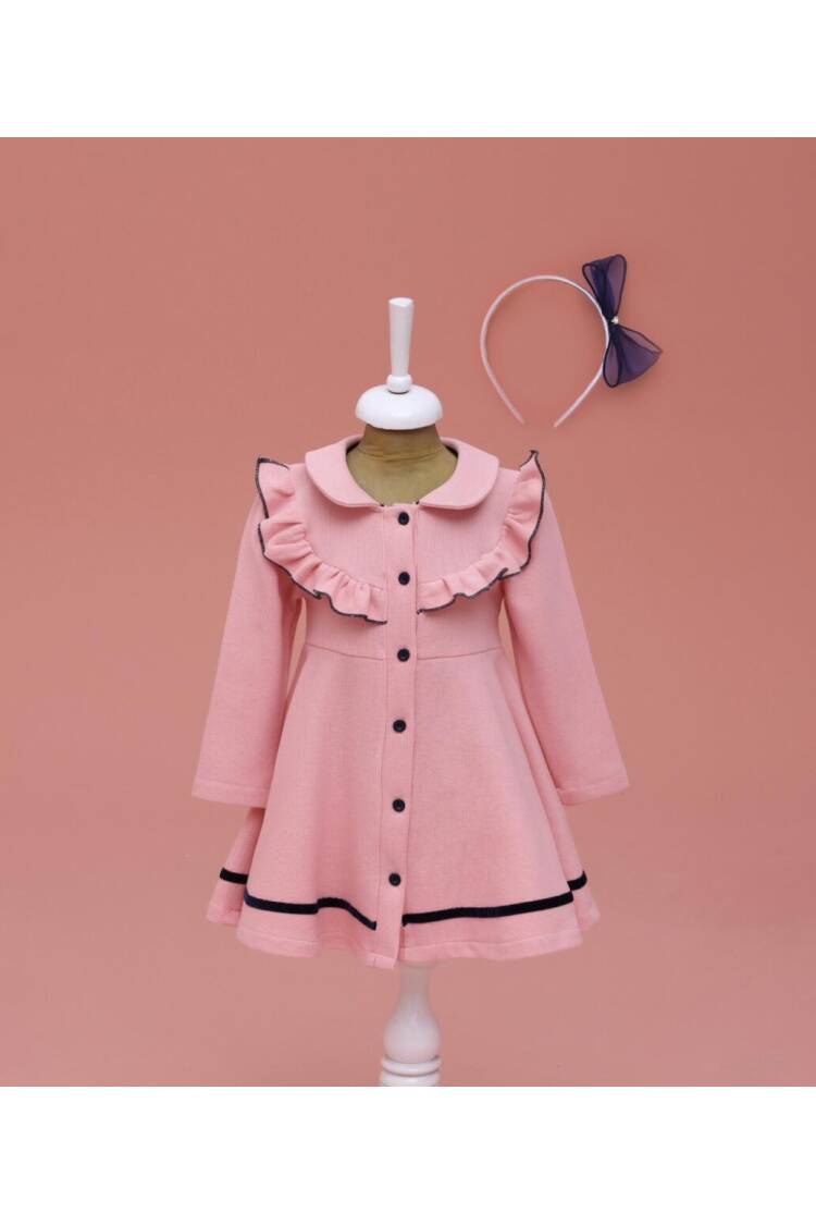 Wholesale Girl's Button Dress 2-5Y - Brand: Lilax - Kids & Baby Clothes Wholesale - Globality Store