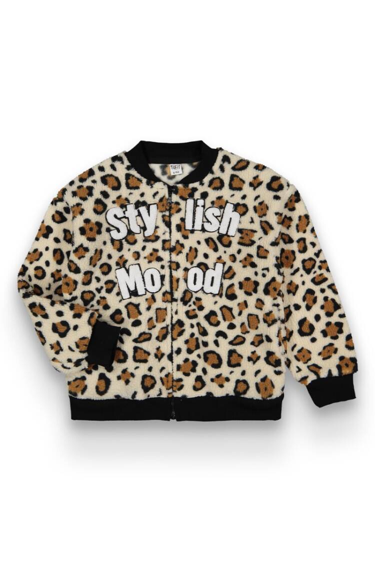Wholesale Girls Cardigan With Leopar Patterned 6-9Y - Brand: Tuffy - Kids & Baby Clothes Wholesale - Globality Store