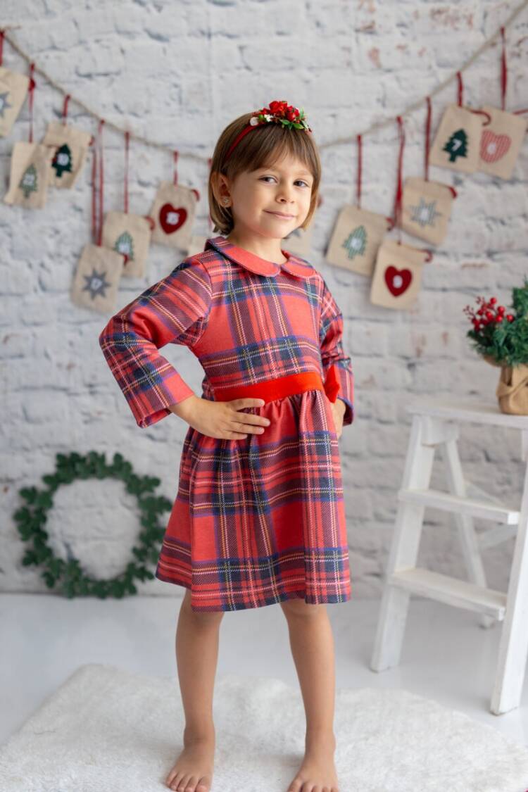 Wholesale Girls Christmas Themed Dress 1-7Y - Brand: Zeyland - Kids & Baby Clothes Wholesale - Globality Store