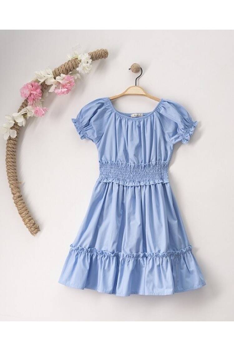 Wholesale Girls Cotton Dress 7-10Y - Brand: Büşra Bebe - Kids & Baby Clothes Wholesale - Globality Store